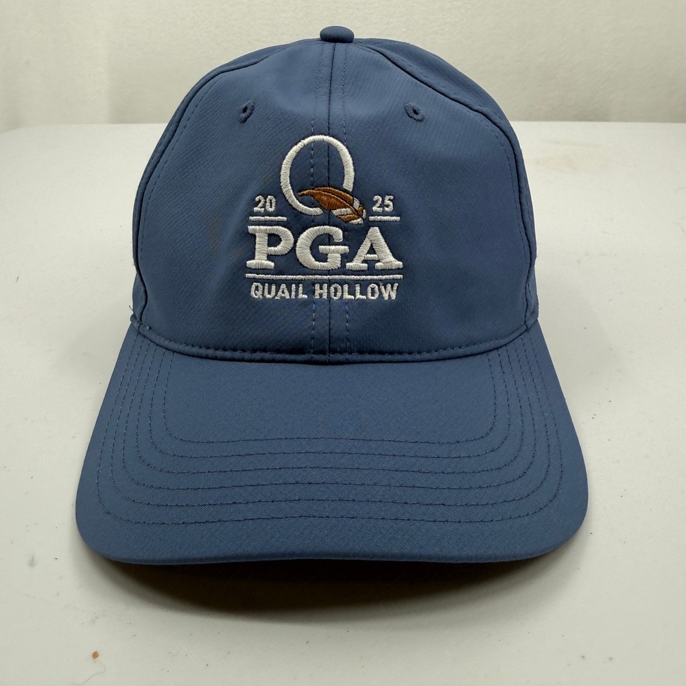 Ahead Golf Hat Mens OSFA Blue 2025 PGA Quail Hollow Rodgers Performance Cap